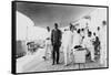 American Actor and Film Director Douglas Fairbanks, Sr on Board HMS Malaya, Venice, Italy 1938-null-Framed Stretched Canvas