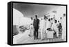 American Actor and Film Director Douglas Fairbanks, Sr on Board HMS Malaya, Venice, Italy 1938-null-Framed Stretched Canvas