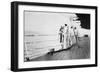 American Actor and Film Director Douglas Fairbanks, Sr on Board HMS Malaya, Venice, Italy 1938-null-Framed Giclee Print