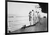 American Actor and Film Director Douglas Fairbanks, Sr on Board HMS Malaya, Venice, Italy 1938-null-Framed Giclee Print