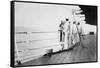 American Actor and Film Director Douglas Fairbanks, Sr on Board HMS Malaya, Venice, Italy 1938-null-Framed Stretched Canvas