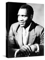 American Actor, Athlete, Singer, and Civil Rights Activist Paul Robeson, 1898-1976, c.1940-null-Stretched Canvas