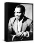 American Actor, Athlete, Singer, and Civil Rights Activist Paul Robeson, 1898-1976, c.1940-null-Framed Stretched Canvas