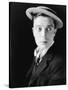 American actor Buster Keaton (1895 - 1966) (b/w photo)-null-Stretched Canvas