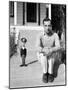 American actor Buster Keaton (1895 - 1966) (b/w photo)-null-Mounted Photo