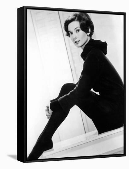 American Actress Audrey Hepburn C. 1957-null-Framed Stretched Canvas