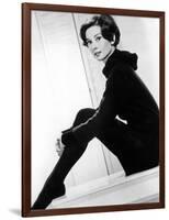 American Actress Audrey Hepburn C. 1957-null-Framed Photo