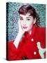 American Actress Audrey Hepburn in 1954-null-Stretched Canvas