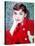 American Actress Audrey Hepburn in 1954-null-Stretched Canvas