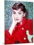 American Actress Audrey Hepburn in 1954-null-Mounted Photo