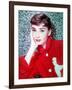 American Actress Audrey Hepburn in 1954-null-Framed Photo