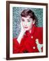 American Actress Audrey Hepburn in 1954-null-Framed Photo