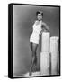 American Actress Esther Williams Wearing a Bath Suit C. 1954-null-Framed Stretched Canvas