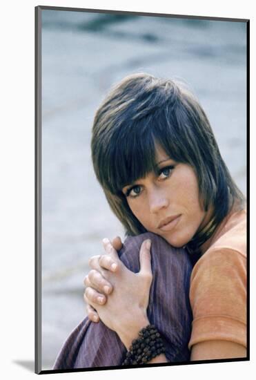 American actress Jane Fonda 1971 (photo)-null-Mounted Photo