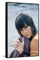 American actress Jane Fonda 1971 (photo)-null-Framed Stretched Canvas