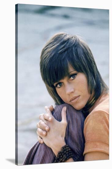 American actress Jane Fonda 1971 (photo)-null-Stretched Canvas