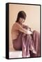 American actress Jane Fonda 1971 (photo)-null-Framed Stretched Canvas