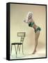 American Actress Jayne Mansfield (1933-1967) Born as Vera Jane Palmer, Here in, 1965-null-Framed Stretched Canvas