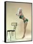 American Actress Jayne Mansfield (1933-1967) Born as Vera Jane Palmer, Here in, 1965-null-Framed Stretched Canvas