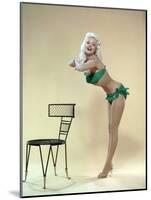 American Actress Jayne Mansfield (1933-1967) Born as Vera Jane Palmer, Here in, 1965-null-Mounted Photo