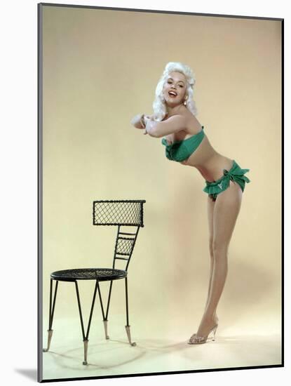 American Actress Jayne Mansfield (1933-1967) Born as Vera Jane Palmer, Here in, 1965-null-Mounted Photo