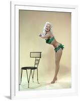 American Actress Jayne Mansfield (1933-1967) Born as Vera Jane Palmer, Here in, 1965-null-Framed Photo