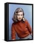 American Actress Lauren Bacall In the 40'S-null-Framed Stretched Canvas