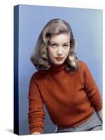 American Actress Lauren Bacall In the 40'S-null-Stretched Canvas