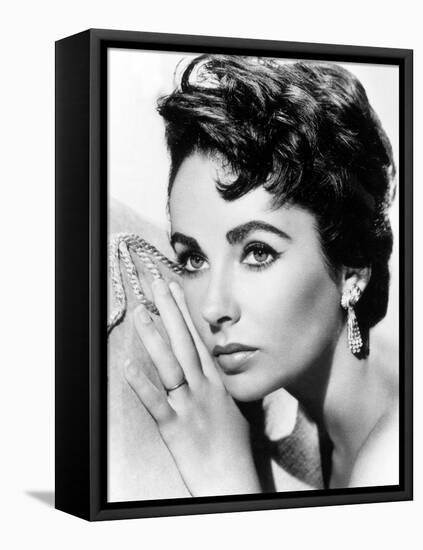 American Actress Liz Taylor C. 1954-null-Framed Stretched Canvas
