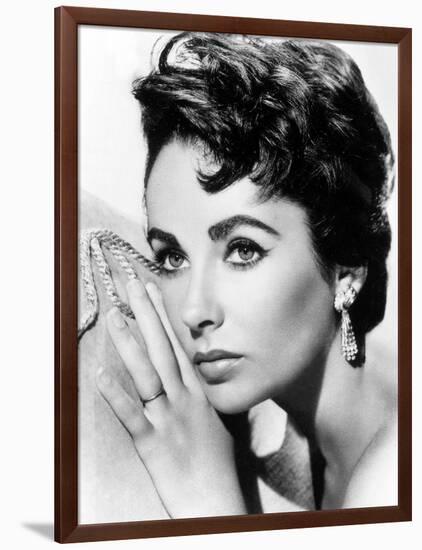 American Actress Liz Taylor C. 1954-null-Framed Photo