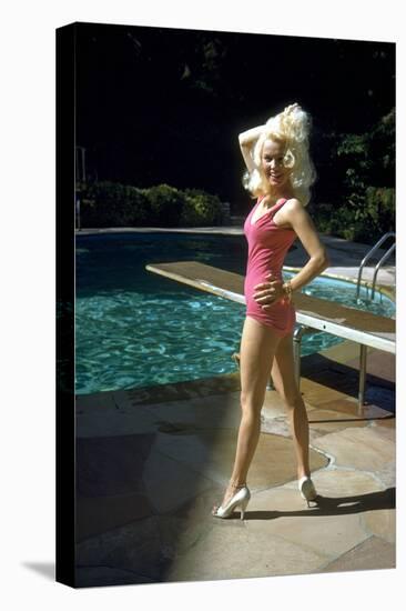 American Actress Mamie Van Doren C. Late 50's-null-Stretched Canvas