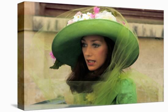 American Actress Marisa Berenson, Paris, 1975-null-Stretched Canvas