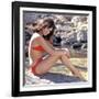 American actress Raquel Welch born spetember 5th, 1940 in Chicago, here 1962 (photo)-null-Framed Photo