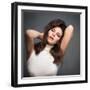 American actress Raquel Welch-null-Framed Photo