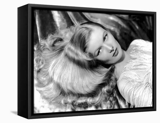 American Actress Veronica Lake (1919-1973) C. 1942-null-Framed Stretched Canvas