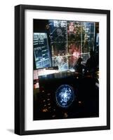 American Air Force Specialists Directing Missions from Command Center at Tan Son Nhut Airport-Larry Burrows-Framed Photographic Print