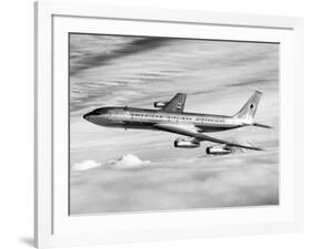 American Airline's Boeing Astrojet in Flight, 1964-null-Framed Photo