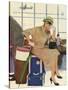 American Airlines, Al Parker, 1953, USA-null-Stretched Canvas