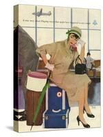 American Airlines, Al Parker, 1953, USA-null-Stretched Canvas