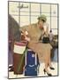 American Airlines, Al Parker, 1953, USA-null-Mounted Giclee Print