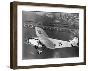 American Airlines Ford Tri-Motor Airplane, 1966-null-Framed Photo