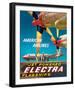 American Airlines - Jet Powered Electra Flagships - Lockheed L-188s-Walter Bomar-Framed Giclee Print