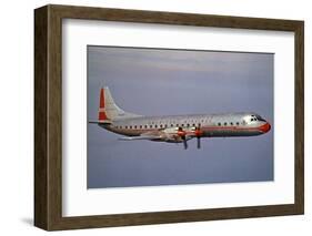 American Airlines Lockheed Electra Turbo-Prop 1966-null-Framed Photographic Print