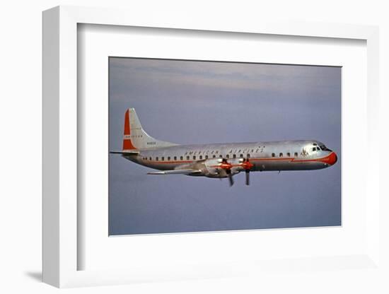 American Airlines Lockheed Electra Turbo-Prop 1966-null-Framed Photographic Print