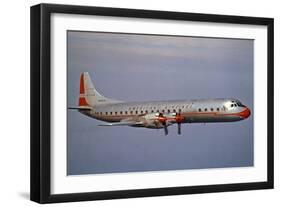 American Airlines Lockheed Electra Turbo-Prop 1966-null-Framed Photographic Print