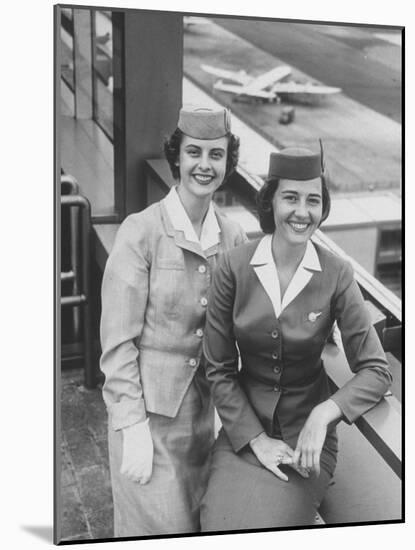 American Airlines Stewardesses-Peter Stackpole-Mounted Photographic Print