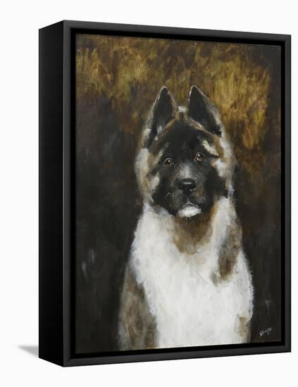 American Akita-Solveiga-Framed Stretched Canvas