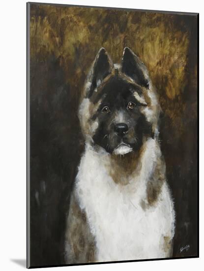 American Akita-Solveiga-Mounted Giclee Print