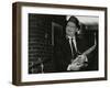 American Alto Saxophonist Michael Hashim at the Fairway, Welwyn Garden City, Hertfordshire, 1997-Denis Williams-Framed Photographic Print