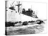 American Amphibious Vehicles, Le Havre, France, 1944-null-Stretched Canvas